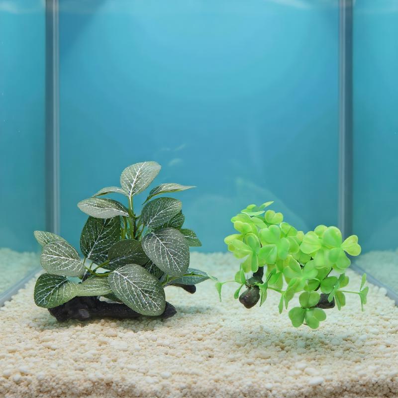 Planted Aquarium With Driftwood - Akvaryum Dekoru İçin Yapay Driftwood Bitki