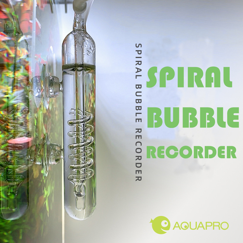 Planted Aquarium Ada - Akvaryum Spiral kabarcık kaydedici difüzör sayaç