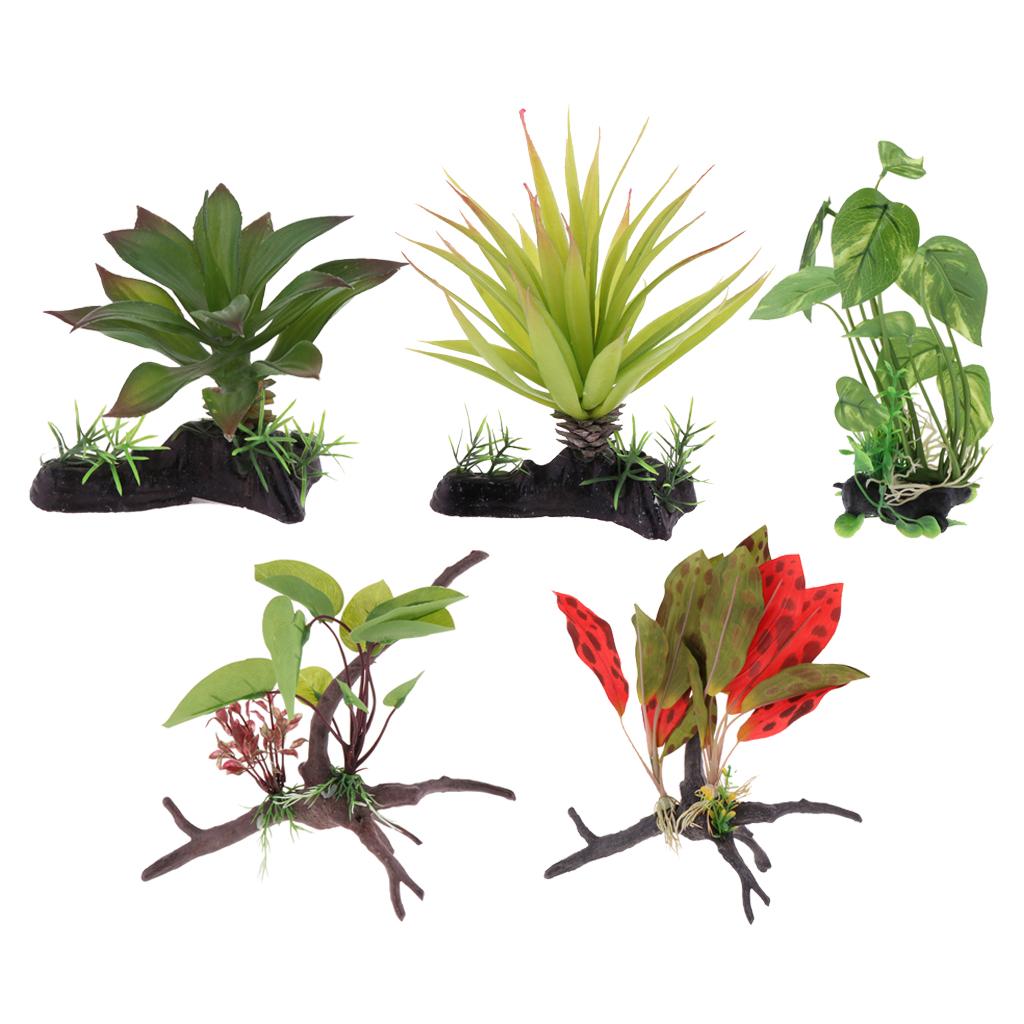 Planted Aquarium Jungle - Sürüngen Teraryumu Bitkisi Yapay Orman Asması