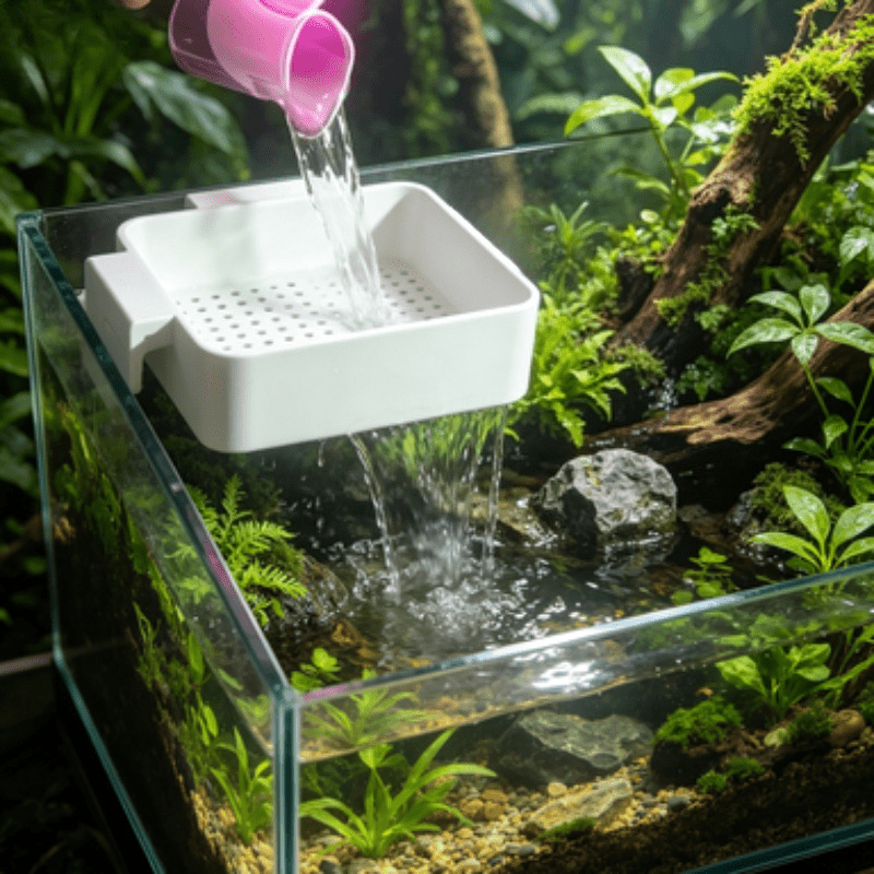 Planted Aquarium With Sand - Akvaryum Su Değiştirici Balık Tankı Su