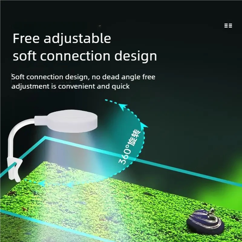 Aquarium Planted Tank Fertilizer - 3W Tam Spektrumlu Akvaryum LED Işık