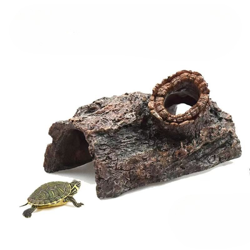 Planted Aquarium With Driftwood - Robotik Köpek Reçine El Sanatları Figürü