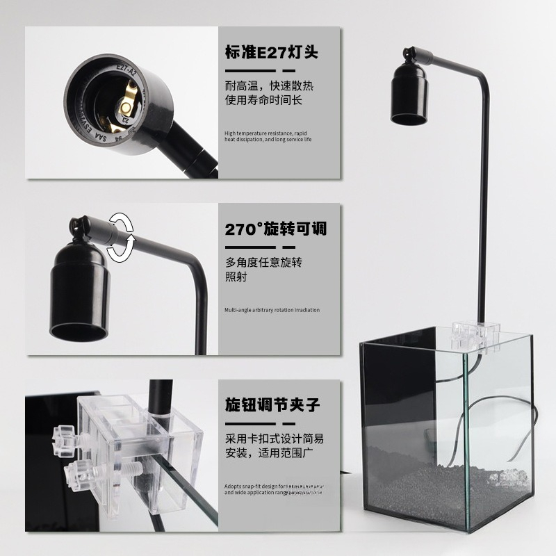 LED balık tankı ışık standı su - Planted Aquarium With Fish incelemesi ve fiyatı