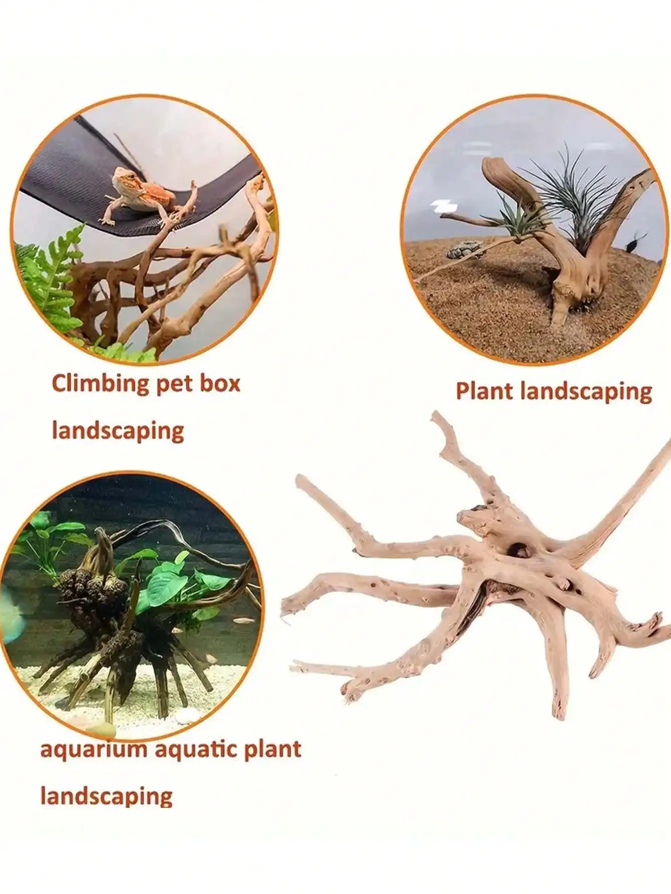 Yeni Doğal Küçük Ağaç Gövdesi  - Planted Aquarium With Driftwood incelemesi ve fiyatı