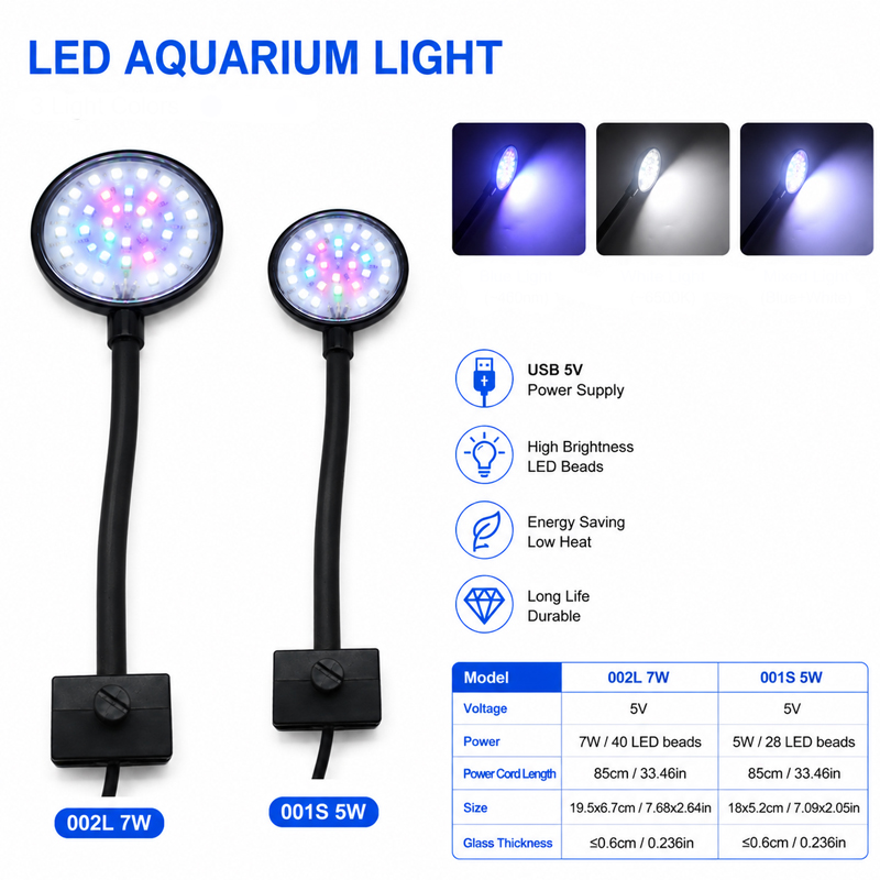 USB Akvaryum LED Lamba Balık T - Aquarium Planted Tank Fertilizer incelemesi ve fiyatı