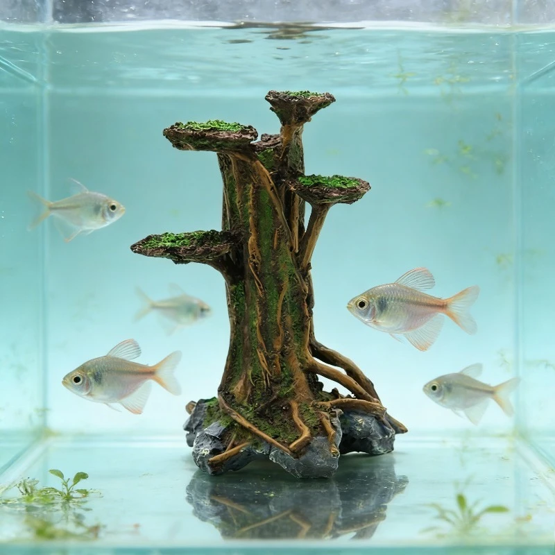 Yapay Yosun Ağacı Kök Ağacı Ak - Planted Aquarium With Driftwood incelemesi ve fiyatı