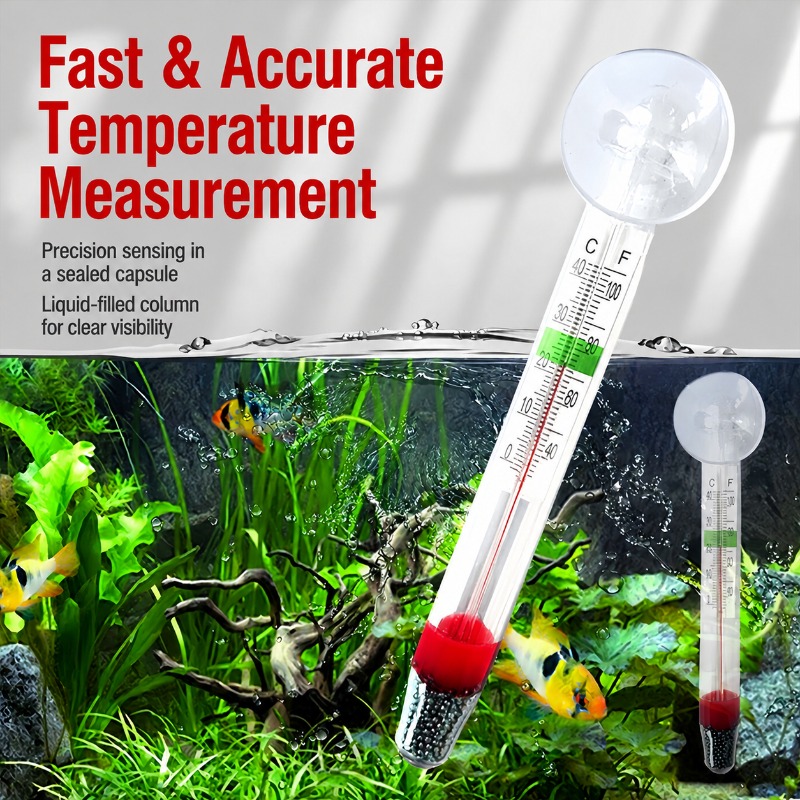 Vantuzlu Akvaryum Cam Termomet - Planted Aquarium Water Temperature incelemesi ve fiyatı