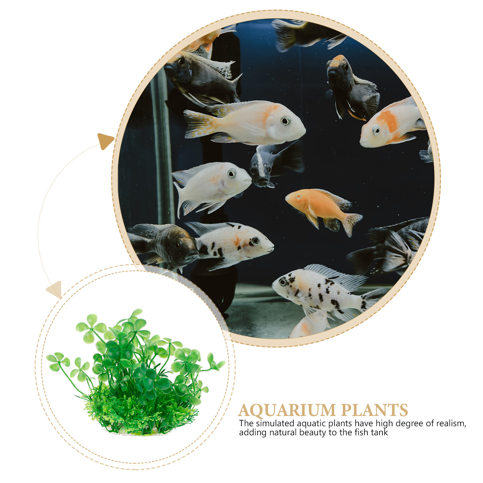 Gerçekçi Yapay Akvaryum Bitkil - Aquarium Planted Setup incelemesi ve fiyatı