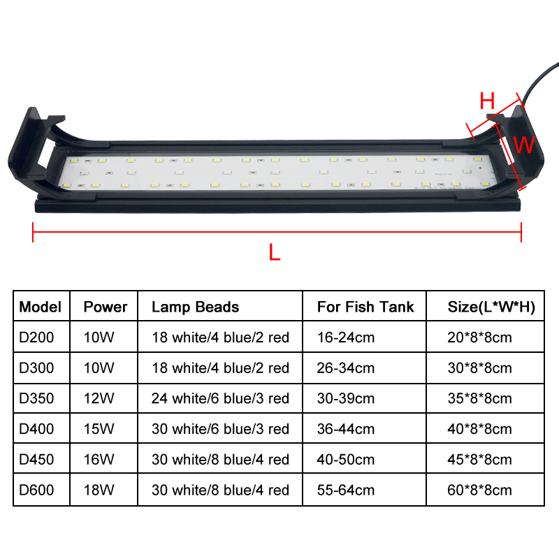 Akvaryum LED ışık 16-64CM balı - Aquarium Planted Tank Fertilizer incelemesi ve fiyatı