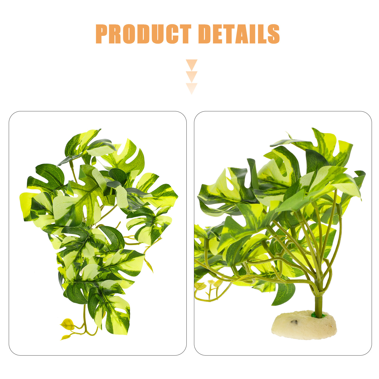 Gerçekçi Reçine Sürüngen Terar - Planted Aquarium With Fish incelemesi ve fiyatı