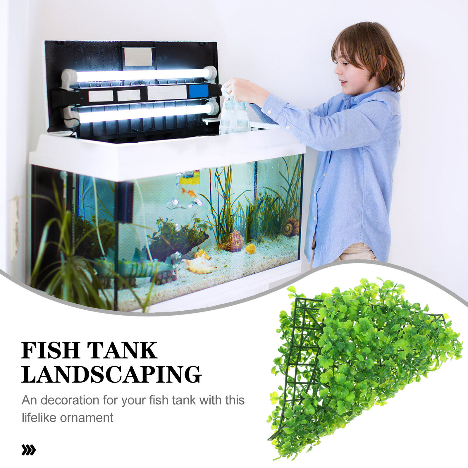 Sahte Balık Tankı Çimi Gerçekç - Planted Aquarium Freshwater incelemesi ve fiyatı